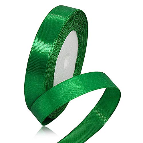 Grün Satinbands 15mm Breit, 22 Meters Schleifenband, Geschenkband für Geschenkverpackungen, DIY Handwerk, Blumensträuße, Nähprojekte, Schleifenherstellung, Geburtstags- und Hochzeitsdekorationen Grün Satinbands 15mm Breit, 22 Meters Schleifenband, Geschenkband für Geschenkverpackungen, DIY Handwerk, Blumensträuße, Nähprojekte, Schleifenherstellung, Geburtstags- und Hochzeitsdekorationen von XMASOLD