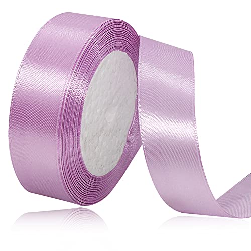 Lavendel Satinband 25mm Breit, 22m Helles Lila Geschenkband, Stoffband für Halloween Weihnachten, DIY Handwerk, Blumensträuße, Nähprojekte, Schleifenherstellung, Geburtstags- und Hochzeitsdekorationen Lavendel Satinband 25mm Breit, 22m Helles Lila Geschenkband, Stoffband für Halloween Weihnachten, DIY Handwerk, Blumensträuße, Nähprojekte, Schleifenherstellung, Geburtstags- und Hochzeitsdekorationen von XMASOLD