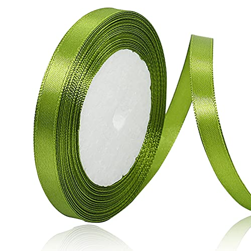 Olivgrün 10mm Breit Satinbands, 22m Armeegrün Schleifenband, Geschenkband für Geschenkverpackungen, Blumensträuße, Nähprojekte, Schleifenherstellung, Geburtstags- und Hochzeitsdekorationen Olivgrün 10mm Breit Satinbands, 22m Armeegrün Schleifenband, Geschenkband für Geschenkverpackungen, Blumensträuße, Nähprojekte, Schleifenherstellung, Geburtstags- und Hochzeitsdekorationen von XMASOLD