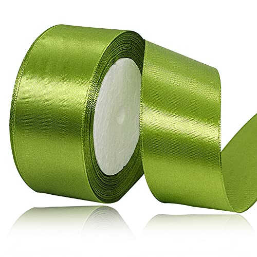 Olivgrün Satinbands 40mm Breit, 22m Armeegrün Schleifenband, Geschenkband für Geschenkverpackungen, Blumensträuße, Nähprojekte, Schleifenherstellung, Geburtstags- und Hochzeitsdekorationen Olivgrün Satinbands 40mm Breit, 22m Armeegrün Schleifenband, Geschenkband für Geschenkverpackungen, Blumensträuße, Nähprojekte, Schleifenherstellung, Geburtstags- und Hochzeitsdekorationen von XMASOLD