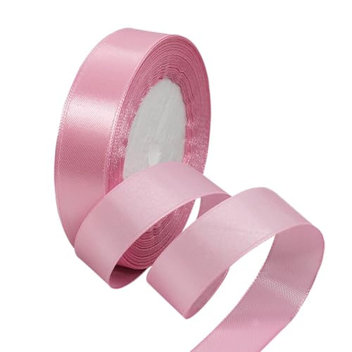 Rosa Satinbands 20mm Breit, 22 Meters Schleifenband, Geschenkband für Geschenkverpackungen, DIY Handwerk, Blumensträuße, Nähprojekte, Schleifenherstellung, Geburtstags- und Hochzeitsdekorationen Rosa Satinbands 20mm Breit, 22 Meters Schleifenband, Geschenkband für Geschenkverpackungen, DIY Handwerk, Blumensträuße, Nähprojekte, Schleifenherstellung, Geburtstags- und Hochzeitsdekorationen von XMASOLD