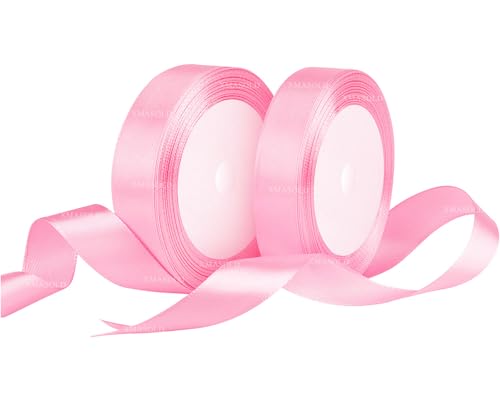 Satinbands 20mm Rosa Geschenk Band 22m Satin Band für Geschenk Verpackung DIY-Basteleien, Blumensträuße für Blume Bündel Baby Dusche Dekoration Nähprojekte Satinbands 20mm Rosa Geschenk Band 22m Satin Band für Geschenk Verpackung DIY-Basteleien, Blumensträuße für Blume Bündel Baby Dusche Dekoration Nähprojekte von XMASOLD
