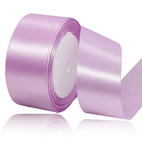 Lavendel Satinband 40mm Breit, 22m FliederLila Geschenkband, Stoffband für Halloween Weihnachten, Blumensträuße, Nähprojekte, Schleifenherstellung, Geburtstags- und Hochzeitsdekorationen Lavendel Satinband 40mm Breit, 22m FliederLila Geschenkband, Stoffband für Halloween Weihnachten, Blumensträuße, Nähprojekte, Schleifenherstellung, Geburtstags- und Hochzeitsdekorationen von XMASOLD