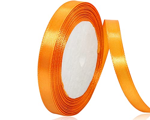 Orange Satinband 10mm x 22Meters Schleifenband Orange Geschenkband Dekoband Stoffband für Geschenk, Basteln, Nähprojekte, Haarschleifen, Brautstrauß, Hochzeits Dekoration Orange Satinband 10mm x 22Meters Schleifenband Orange Geschenkband Dekoband Stoffband für Geschenk, Basteln, Nähprojekte, Haarschleifen, Brautstrauß, Hochzeits Dekoration von XMASOLDECOR