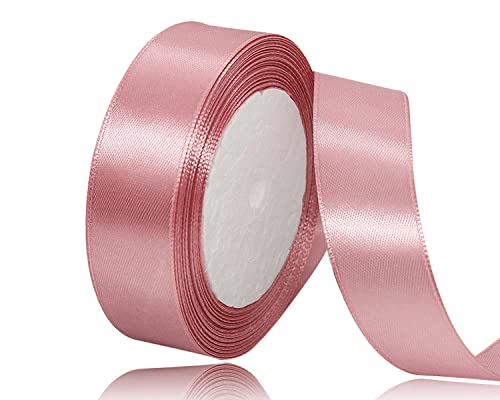 Roségold Satinband 25mm x 22Meters Schleifenband Roségold Geschenkband Dekoband Stoffband für Geschenk, Basteln, Nähprojekte, Haarschleifen, Brautstrauß, Hochzeits Dekoration Roségold Satinband 25mm x 22Meters Schleifenband Roségold Geschenkband Dekoband Stoffband für Geschenk, Basteln, Nähprojekte, Haarschleifen, Brautstrauß, Hochzeits Dekoration von XMASOLDECOR