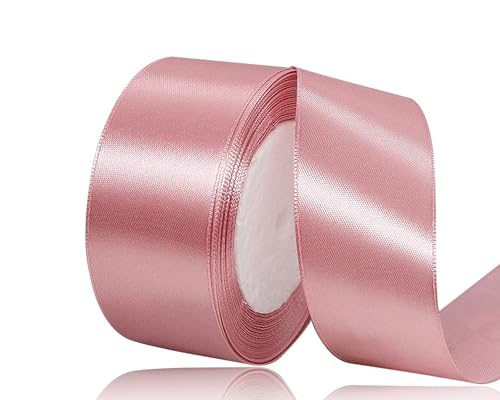 Roségold Satinband 40mm, 22Meters Schleifenband Roségold Geschenkband Dekoband Stoffband für Geschenk, Basteln, Nähprojekte, Haarschleifen, Brautstrauß, Hochzeits Dekoration Roségold Satinband 40mm, 22Meters Schleifenband Roségold Geschenkband Dekoband Stoffband für Geschenk, Basteln, Nähprojekte, Haarschleifen, Brautstrauß, Hochzeits Dekoration von XMASOLDECOR