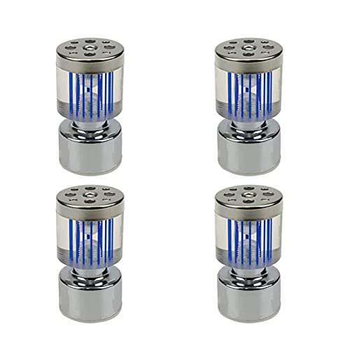 XMDEUR 4 Stück Möbelbeine, verstellbare Acryl-Schrankfüße, Sofafüße, Fernsehschrank, Kleiderschrank, Tischbein, DIY-Bettzubehör (blau/weiß),Blue-12cm/4.72in von XMDEUR