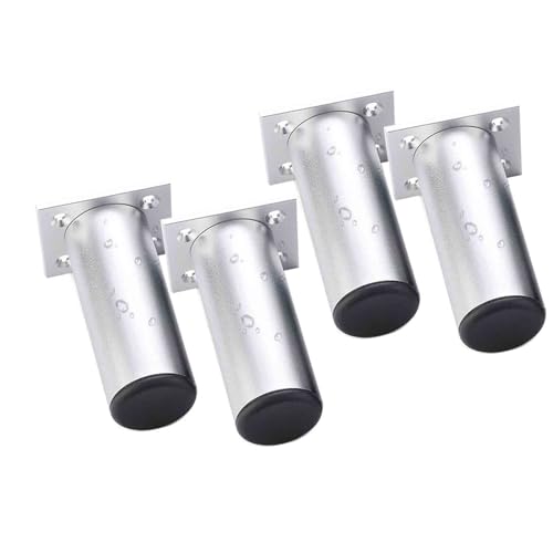 XMDEUR 4 Stück verstellbare Möbelbeine, Schwarze Sofafüße aus Metall, Couchbeine aus Aluminiumlegierung für Schlafsofas, Schränke, Arbeitsplatten, Frühstücksbar, Schreibtische, Tische, Ersatzbeine XMDEUR 4 Stück verstellbare Möbelbeine, Schwarze Sofafüße aus Metall, Couchbeine aus Aluminiumlegierung für Schlafsofas, Schränke, Arbeitsplatten, Frühstücksbar, Schreibtische, Tische, Ersatzbeine von XMDEUR