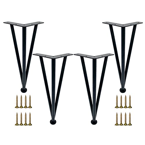 XMDEUR 4er-Pack verstellbare Möbelbeine, Schwarze Tischbeine aus Metall zum Selbermachen für Schlafsofa, Couchtisch, Schrank, Schreibtisch, 25 cm Höhe, verschleißfest und rutschfest XMDEUR 4er-Pack verstellbare Möbelbeine, Schwarze Tischbeine aus Metall zum Selbermachen für Schlafsofa, Couchtisch, Schrank, Schreibtisch, 25 cm Höhe, verschleißfest und rutschfest von XMDEUR