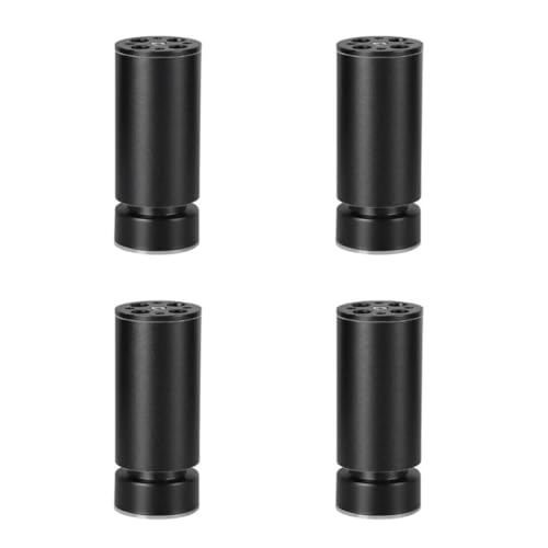 XMDEUR 4er-Pack verstellbare Möbelbeine aus Aluminium-Zink-Legierung, Schrank-, Couchtisch-, TV-Ständerbeine, Sofa-Stützfuß, Badezimmerschrank-Stützbein, Schwarz/Silber XMDEUR 4er-Pack verstellbare Möbelbeine aus Aluminium-Zink-Legierung, Schrank-, Couchtisch-, TV-Ständerbeine, Sofa-Stützfuß, Badezimmerschrank-Stützbein, Schwarz/Silber von XMDEUR
