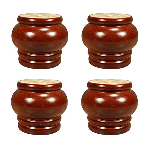 XMDEUR 7,5 cm Lange Möbelbeine aus Massivholz in Schwarz, Weiß und Mahagoni, Sofabeine, Ersatzstützbeine für Sessel, Schrank, Bett, Couch, 4er-Set XMDEUR 7,5 cm Lange Möbelbeine aus Massivholz in Schwarz, Weiß und Mahagoni, Sofabeine, Ersatzstützbeine für Sessel, Schrank, Bett, Couch, 4er-Set von XMDEUR