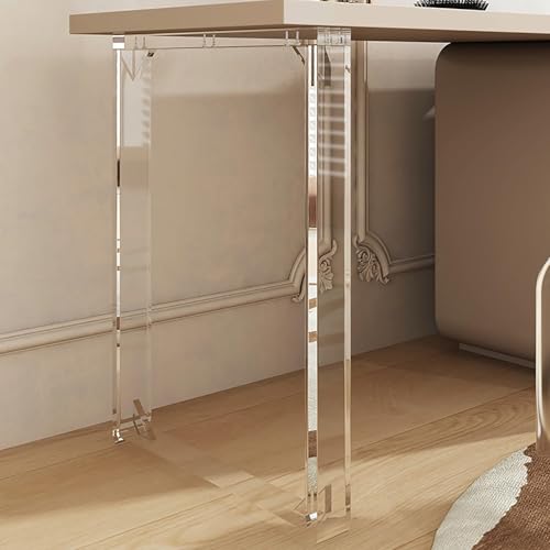 XMDEUR Acryl-Möbelbeine für DIY-Couchtische, Esstische, Konsolentische und Bänke – große Stützbeine für Schreibtische und Gartentische (Größe: 40 x 60 cm) von XMDEUR