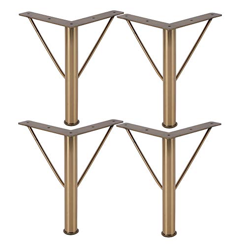 XMDEUR Goldene Möbelbeine 6 Zoll/8 Zoll, Moderne Designer-Sofabeine aus dreieckigem Edelstahl, Möbelfüße aus Metall für Schränke, Kleiderschränke, Polstermöbel, 4er-Set, Maximale Belastung von 300 XMDEUR Goldene Möbelbeine 6 Zoll/8 Zoll, Moderne Designer-Sofabeine aus dreieckigem Edelstahl, Möbelfüße aus Metall für Schränke, Kleiderschränke, Polstermöbel, 4er-Set, Maximale Belastung von 300 von XMDEUR