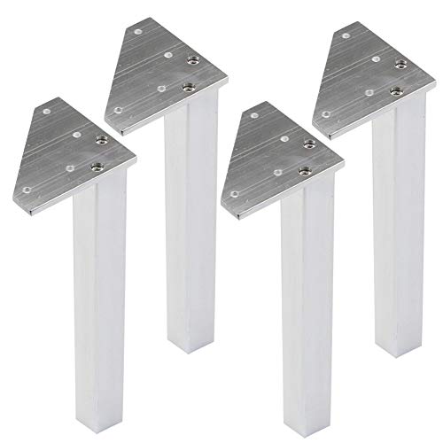 XMDEUR Küchenschrankfüße, Aluminium-Möbelbeine, 4/5/6/8 Zoll, verstellbare Sofabeine, Möbelersatzfüße für Schrank, Badezimmer, Schwarz/Silber/Gold, 4er-Set XMDEUR Küchenschrankfüße, Aluminium-Möbelbeine, 4/5/6/8 Zoll, verstellbare Sofabeine, Möbelersatzfüße für Schrank, Badezimmer, Schwarz/Silber/Gold, 4er-Set von XMDEUR