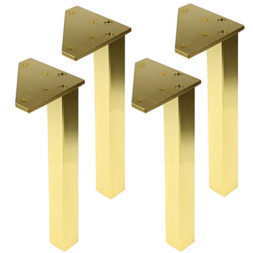 XMDEUR Küchenschrankfüße, Aluminium-Möbelbeine, 4/5/6/8 Zoll, verstellbare Sofabeine, Möbelersatzfüße für Schrank, Badezimmer, Schwarz/Silber/Gold, 4er-Set XMDEUR Küchenschrankfüße, Aluminium-Möbelbeine, 4/5/6/8 Zoll, verstellbare Sofabeine, Möbelersatzfüße für Schrank, Badezimmer, Schwarz/Silber/Gold, 4er-Set von XMDEUR