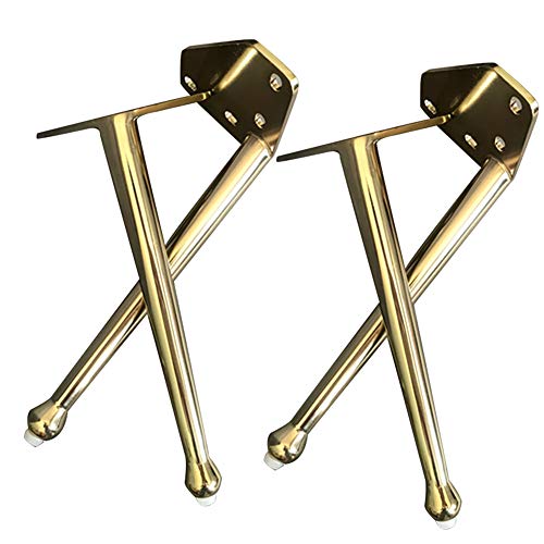 XMDEUR Moderne goldene Möbelbeine 8/10/14 Zoll, Metall-Sofabeine für Schränke, Couch, Couchtische, TV-Ständer, Ersatzstützbeine für Badezimmer, Küche, 4er-Set XMDEUR Moderne goldene Möbelbeine 8/10/14 Zoll, Metall-Sofabeine für Schränke, Couch, Couchtische, TV-Ständer, Ersatzstützbeine für Badezimmer, Küche, 4er-Set von XMDEUR