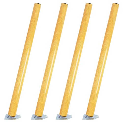 XMDEUR Möbelbeine aus Massivholz, 4er-Set, 16 Zoll, schräge Stuhl-, Sofa- und Hockerfüße, Ersatzfüße, Tischbeine aus Holz für DIY-Möbelprojekte von XMDEUR