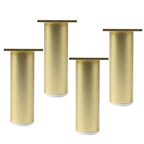XMDEUR Runde Möbelbeine aus Metall in Mattgold, 4/6/8/10/12 Zoll, verstellbare Sofabeine aus Aluminium, Ersatzstützfüße für Couch, Schrank, Bett, 4er-Set XMDEUR Runde Möbelbeine aus Metall in Mattgold, 4/6/8/10/12 Zoll, verstellbare Sofabeine aus Aluminium, Ersatzstützfüße für Couch, Schrank, Bett, 4er-Set von XMDEUR