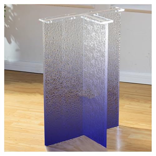 XMDEUR Schreibtisch-Ersatzbein, stabile Tischbeine aus Acryl, transparente Ersatz-Couchtischsockel, schwebende Schreibtisch-Bürotisch-Möbelbeine für Tischschreibtische (TA, 70 x 60 cm) von XMDEUR