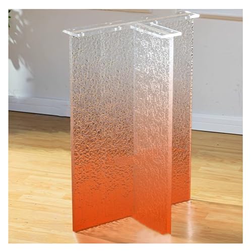 XMDEUR Schreibtisch-Ersatzbein, stabile Tischbeine aus Acryl, transparente Ersatz-Couchtischsockel, schwebende Schreibtisch-Bürotisch-Möbelbeine für Tischschreibtische (TB, 70 x 70 cm) von XMDEUR