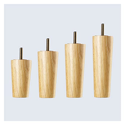 XMDEUR Sofabeine aus Holz, 4 Stück, M10-Schraube, Möbelbeine, konischer Stil, Gummiholzbeine für Tisch-, Schrank- und Möbel, 15 cm erhöhte Füße XMDEUR Sofabeine aus Holz, 4 Stück, M10-Schraube, Möbelbeine, konischer Stil, Gummiholzbeine für Tisch-, Schrank- und Möbel, 15 cm erhöhte Füße von XMDEUR