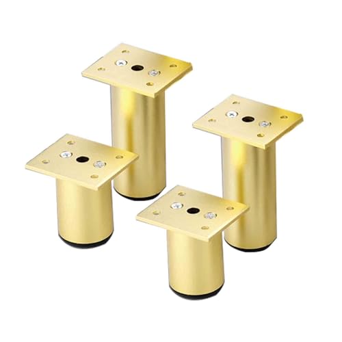 XMDEUR Stück verstellbare Möbelbeine, Schwarze Sofafüße aus Metall, Couchbeine aus Aluminiumlegierung für Schlafsofas, Schränke, Arbeitsplatten, Frühstücksbars, Schreibtische und Tische, Ersatzbein XMDEUR Stück verstellbare Möbelbeine, Schwarze Sofafüße aus Metall, Couchbeine aus Aluminiumlegierung für Schlafsofas, Schränke, Arbeitsplatten, Frühstücksbars, Schreibtische und Tische, Ersatzbein von XMDEUR