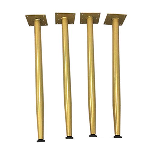 XMDEUR Tischbeine 18/27,6/28 Zoll goldene Möbelbeine, gerade Möbelersatzbeine, Stützfüße für Couchtische, Schreibtische, DIY-Werkbänke, 4 Stück XMDEUR Tischbeine 18/27,6/28 Zoll goldene Möbelbeine, gerade Möbelersatzbeine, Stützfüße für Couchtische, Schreibtische, DIY-Werkbänke, 4 Stück von XMDEUR