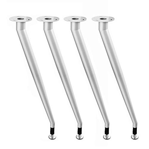 XMDEUR Tischbeine aus Metall in Schwarz, Silber und Weiß 28,5 Zoll/72,5 cm, 4er-Set Möbelbeine, schräge Halterungsbeine, Stützbeine für Esstisch, Schreibtisch, DIY XMDEUR Tischbeine aus Metall in Schwarz, Silber und Weiß 28,5 Zoll/72,5 cm, 4er-Set Möbelbeine, schräge Halterungsbeine, Stützbeine für Esstisch, Schreibtisch, DIY von XMDEUR