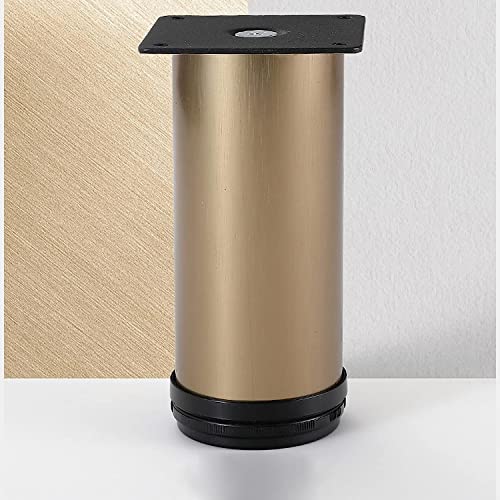 XMDEUR Verstellbare Möbelbeine aus Edelstahl, 4er-Set, höhenverstellbar 0–30 mm, für Zuhause, Büro, Küche, Sofa, Schrank, Nachttisch, 30 cm/11,81 Zoll, Champagnergold XMDEUR Verstellbare Möbelbeine aus Edelstahl, 4er-Set, höhenverstellbar 0–30 mm, für Zuhause, Büro, Küche, Sofa, Schrank, Nachttisch, 30 cm/11,81 Zoll, Champagnergold von XMDEUR