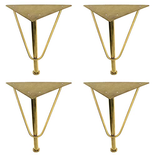 XMDEUR Verstellbare Möbelbeine in Gold, 10/11/12 Zoll, Moderne Designerfüße aus nordischem Edelstahl für Sofa, Couch, Schrank, Fernsehständer, Schränke, 4er-Set XMDEUR Verstellbare Möbelbeine in Gold, 10/11/12 Zoll, Moderne Designerfüße aus nordischem Edelstahl für Sofa, Couch, Schrank, Fernsehständer, Schränke, 4er-Set von XMDEUR