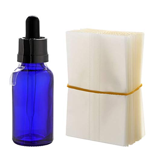 XMEIFEI PARTS 200 Stück Schrumpffolie für 10 ml, 15 ml, 30 ml, 50 ml, Glas-Tropfflasche, Schrumpffolienbänder, einfache Anwendung (Spezifikationen: für 10 ml) von XMEIFEI PARTS