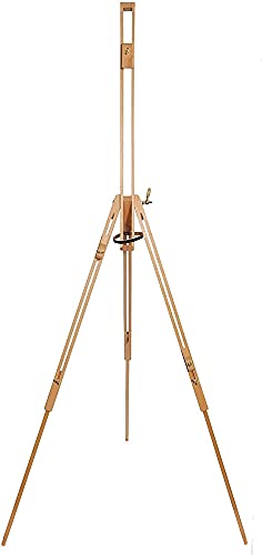 XMING Tri-Pod-Künstler-Staffelei aus Holz, tragbar, leicht und professionell, zum Malen, Skizzieren, Ausstellen, Ausstellen und Kunst, zusammenklappbar, bodenstehend, Studenten und Hobbyisten von XMING