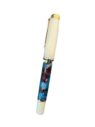 XMKT Acryl-Füllfederhalter, weich, Nr. 6/35# F/M/B, 0,5/0,7 mm, gebogene Feder, Tintenstift, Studenten, Schreiben, Geschenkstift (A,0,5) von XMKT