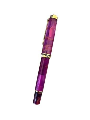 XMKT Acryl-Füllfederhalter, weich, Nr. 6/35# F/M/B, 0,5/0,7 mm, gebogene Feder, Tintenstift, Studenten, Schreiben, Geschenkstift (C,0,5) von XMKT