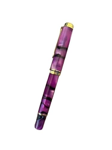 XMKT Acryl-Füllfederhalter, weich, Nr. 6/35# F/M/B, 0,5/0,7 mm, gebogene Feder, Tintenstift, Studenten, Schreiben, Geschenkstift (I, 0,7) von XMKT