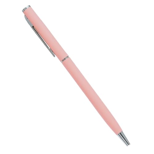 XMKT Metall-Kugelschreiber, Roségold, individuelles Logo, Schreibwaren, Geschäftsgeschenk, Schriftzug, gravierter Name, Schule und Bürobedarf (Rosa, Schwarz) von XMKT