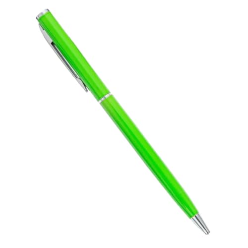 XMKT Metall-Kugelschreiber, rotgoldener Stift, individuelles Logo, Schreibwaren, Geschäftsgeschenk, Schriftzug, gravierter Name, Schule und Bürobedarf (Grün, Schwarz) von XMKT