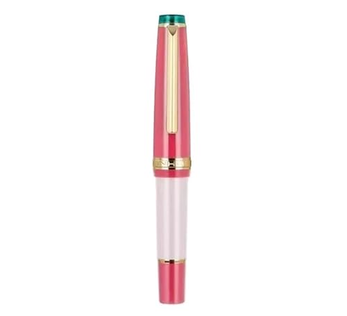 XMKT Mini-Füllfederhalter, niedlich, kurz, tragbar, Acryl, Schreibwaren, Kalligraphie, Praxis, Schreibstift, Büro, Schulbedarf (0,5 mm)) von XMKT