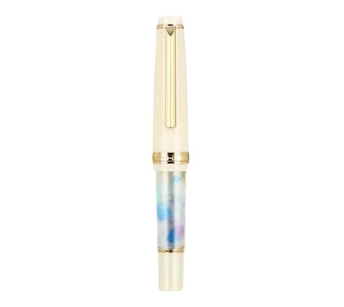 XMKT Mini-Füllfederhalter, niedlich, kurz, tragbar, Acryl, Schreibwaren, Kalligraphie, Praxis, Schreibstift, Büro, Schulbedarf (06, EF (0,38 mm)) von XMKT