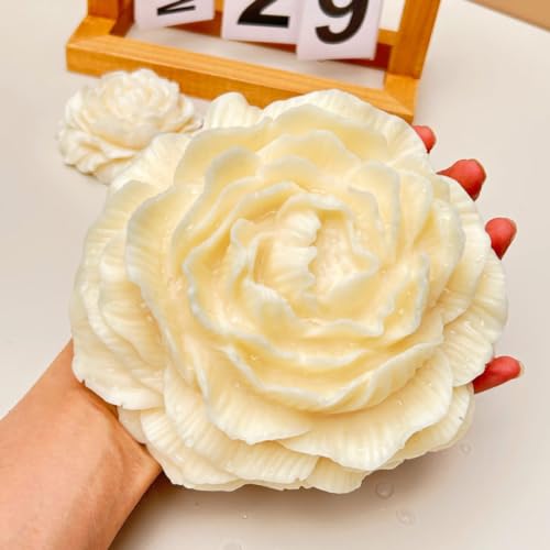 Silikonform für Pfingstrosen, große Größe, für Seife, Sojawachs, Bastelzubehör, Epoxidharz-Form für Party, Zuhause, Hochzeitsdekoration, Set mit 2 Stück, 8,9 cm Silikonform für Pfingstrosen, große Größe, für Seife, Sojawachs, Bastelzubehör, Epoxidharz-Form für Party, Zuhause, Hochzeitsdekoration, Set mit 2 Stück, 8,9 cm von XMOX