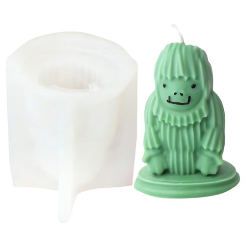 Silikonform mit Schneemann-Zombie, Zombies-Kerzenform für Seife, Gips, DIY, Handwerk, Geisterharzform für Hochzeit, Party, Zuhause, Abendessen, festliche Tage, Auto-Dekoration (Grinning Yeti Zombie) Silikonform mit Schneemann-Zombie, Zombies-Kerzenform für Seife, Gips, DIY, Handwerk, Geisterharzform für Hochzeit, Party, Zuhause, Abendessen, festliche Tage, Auto-Dekoration (Grinning Yeti Zombie) von XMOX