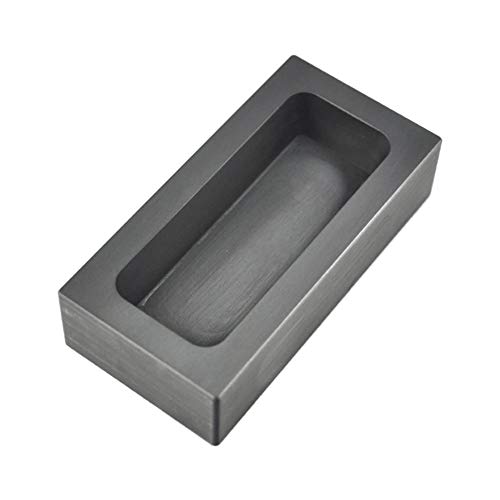 XMRISE Graphite Ingot Crucible Mold Form Rillengießen Schmelzende Metall Raffinierofen Außengröße 90x60x20 mm von XMRISE