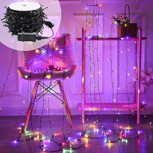 XMTECH 50m 500 LED Lichterkette Außen Innen Dekoration für Weihnachten, Ostern, Halloween, Hochzeit, Party, mit 8 Leuchtmodi, Wasserdicht IP44, Bunt XMTECH 50m 500 LED Lichterkette Außen Innen Dekoration für Weihnachten, Ostern, Halloween, Hochzeit, Party, mit 8 Leuchtmodi, Wasserdicht IP44, Bunt von XMTECH