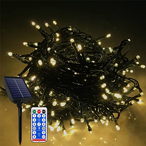 XMTECH Solar Lichterkette Aussen, 30M 300 LED Solar Lichterkette Außen Warmweiß, Solarlichterkette für Außen & Innen Weihnachten Hochzeit Party Deko, 8 Leuchtmodi mit Speicherfunktion Timer USB IP44 XMTECH Solar Lichterkette Aussen, 30M 300 LED Solar Lichterkette Außen Warmweiß, Solarlichterkette für Außen & Innen Weihnachten Hochzeit Party Deko, 8 Leuchtmodi mit Speicherfunktion Timer USB IP44 von XMTECH