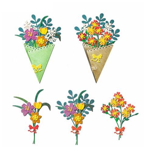 XMZZMX A Bouquet of Flowers Plant Stanzformen für Kartenherstellung, Papierprägung, Metall-Stanzschablonen-Set, Vorlagen, Aufbewahrungstaschen, Zubehör, Fotorahmen, Album, DIY, Scrapbooking, XMZZMX A Bouquet of Flowers Plant Stanzformen für Kartenherstellung, Papierprägung, Metall-Stanzschablonen-Set, Vorlagen, Aufbewahrungstaschen, Zubehör, Fotorahmen, Album, DIY, Scrapbooking, von XMZZMX