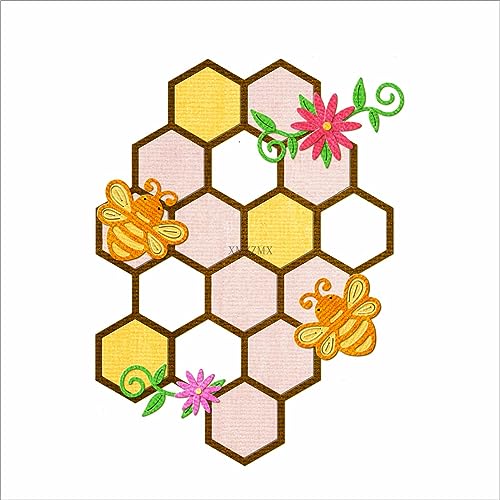 XMZZMX Bienenstöcke, Metall-Stanzformen für Kartenherstellung, Papierprägung, Stanz-Set, Aufbewahrungstaschen, Zubehör, Scrapbooking-Schablonen XMZZMX Bienenstöcke, Metall-Stanzformen für Kartenherstellung, Papierprägung, Stanz-Set, Aufbewahrungstaschen, Zubehör, Scrapbooking-Schablonen von XMZZMX
