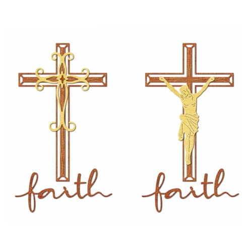 XMZZMX Cross Faith Metall-Stanzformen für Kartenherstellung, Papierpräge-Stanzschablonen, Aufbewahrungstaschen, Zubehör, Fotorahmen, Album, DIY, Scrapbooking, Schablonen-Sets XMZZMX Cross Faith Metall-Stanzformen für Kartenherstellung, Papierpräge-Stanzschablonen, Aufbewahrungstaschen, Zubehör, Fotorahmen, Album, DIY, Scrapbooking, Schablonen-Sets von XMZZMX