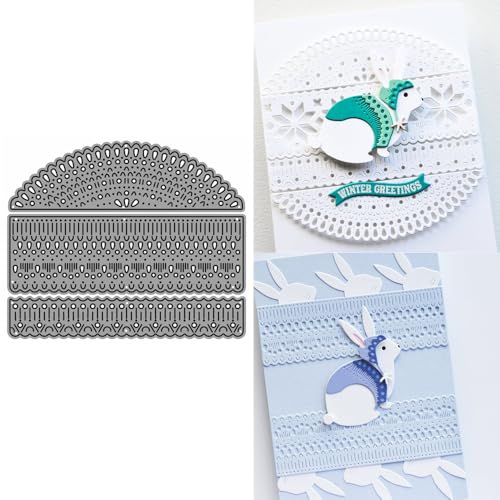 XMZZMX Hohle fächerförmige Metall-Stanzformen für Kartenherstellung, Papierpräge-Stanzschablonen-Set, Vorlagen, Fotorahmen, Album, DIY, Scrapbooking, Schablonen-Sets XMZZMX Hohle fächerförmige Metall-Stanzformen für Kartenherstellung, Papierpräge-Stanzschablonen-Set, Vorlagen, Fotorahmen, Album, DIY, Scrapbooking, Schablonen-Sets von XMZZMX