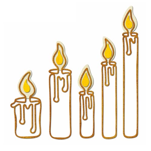 XMZZMX Line Candle Geburtstags-Stanzformen aus Metall für Kartenherstellung, Papierpräge-Stanzschablonen-Set, Vorlagen, Aufbewahrungstaschen, Zubehör, Fotorahmen, Album, DIY, Scrapbooking, XMZZMX Line Candle Geburtstags-Stanzformen aus Metall für Kartenherstellung, Papierpräge-Stanzschablonen-Set, Vorlagen, Aufbewahrungstaschen, Zubehör, Fotorahmen, Album, DIY, Scrapbooking, von XMZZMX