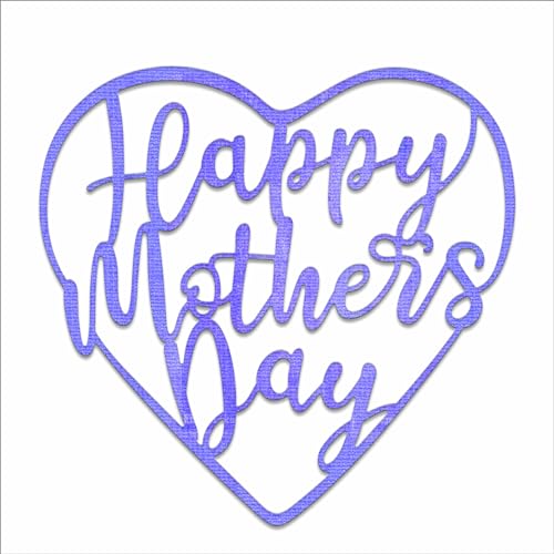 XMZZMX Metall-Stanzformen "Happy Mothers' Day" für Kartenherstellung, Papierpräge-Stanzschablonen-Set, Vorlagen, Aufbewahrungstaschen, Zubehör, Fotorahmen, Album, DIY, Scrapbooking, Schablonen-Sets XMZZMX Metall-Stanzformen "Happy Mothers' Day" für Kartenherstellung, Papierpräge-Stanzschablonen-Set, Vorlagen, Aufbewahrungstaschen, Zubehör, Fotorahmen, Album, DIY, Scrapbooking, Schablonen-Sets von XMZZMX